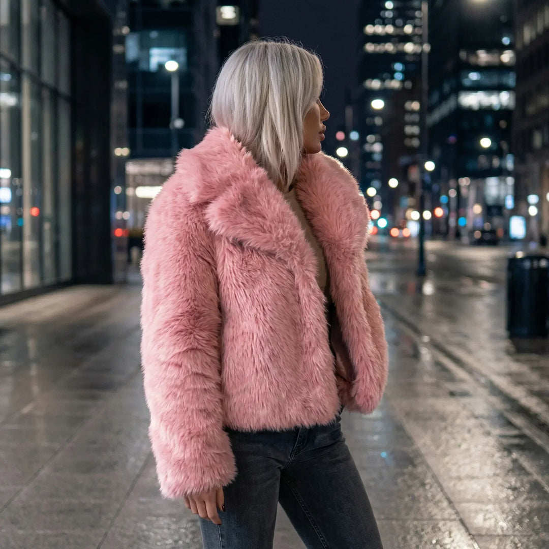 Kurzer Statement-Mantel - Riana