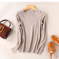 Langarm-Pullover Mit Rundhalsausschnitt - Katrin