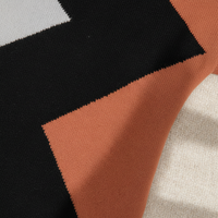 Patchwork Design Damen Pullover - Miriam