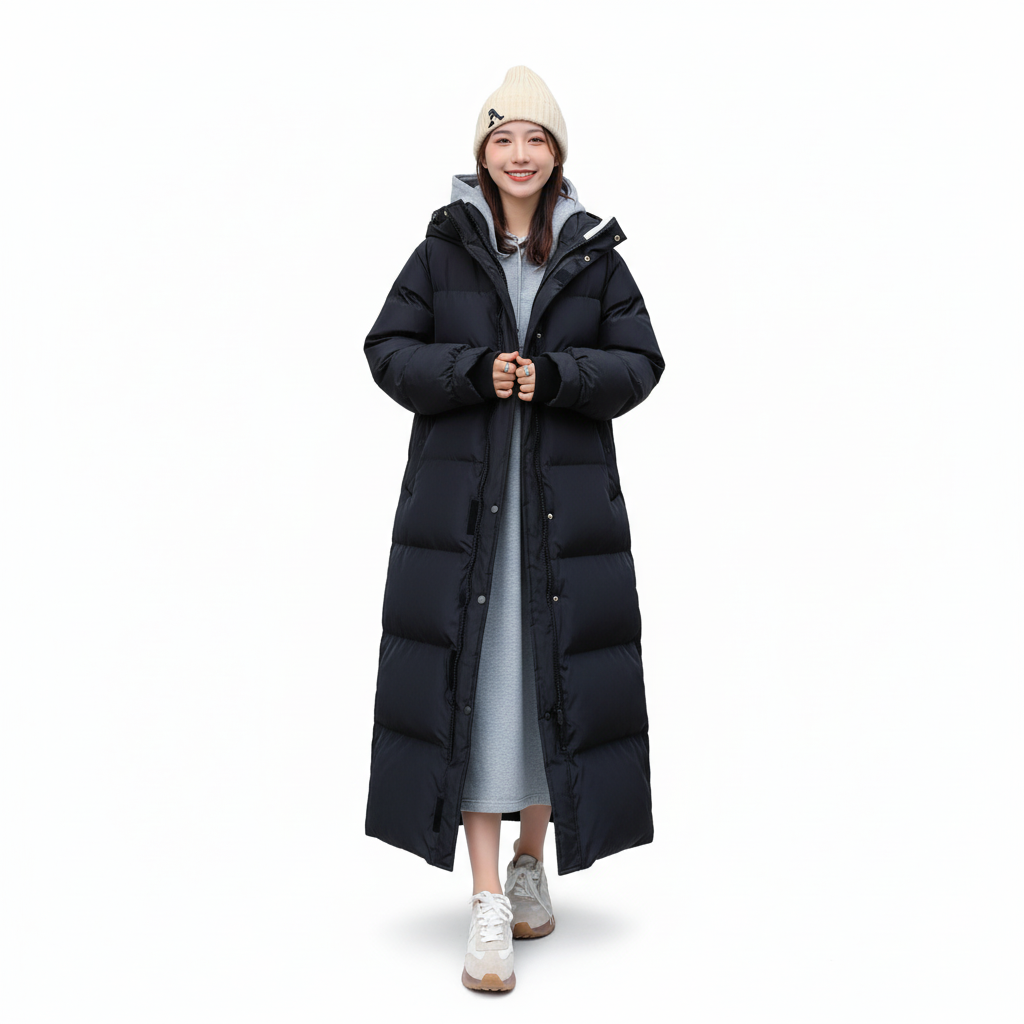 Lange Daunenjacke -  Annalena