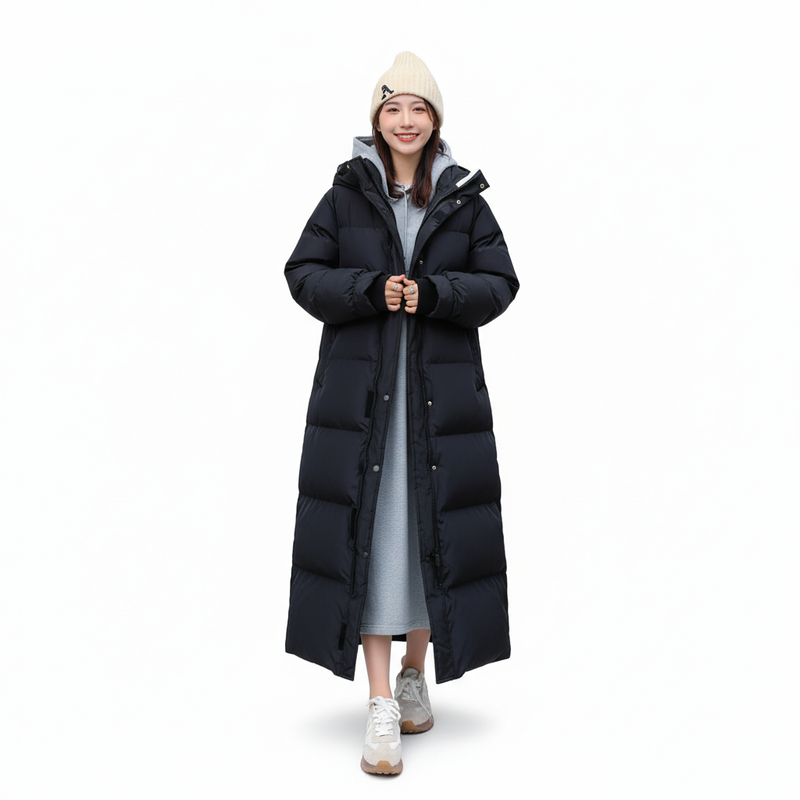 Lange Daunenjacke -  Annalena