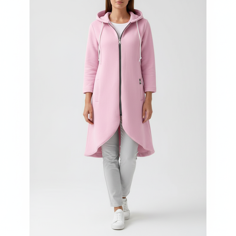 Lange Weste Mit Kapuze -  Emma