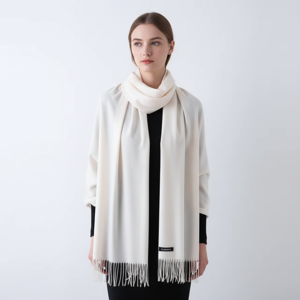 Langer Damen-Kaschmirschal - CashmereLux