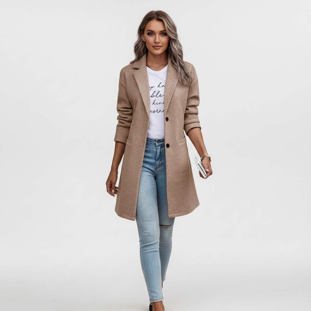 Langer Damenmantel -  Helga