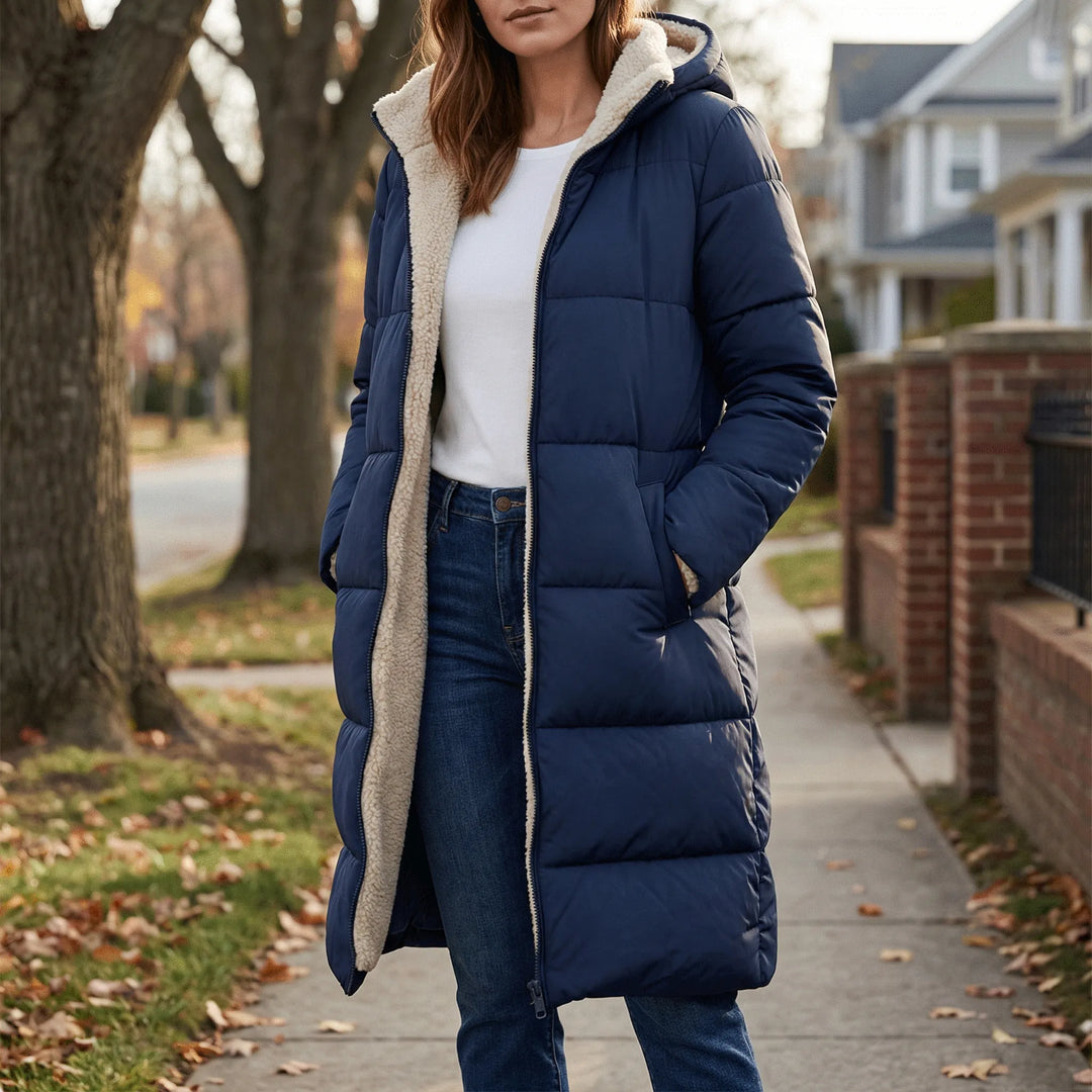 Langer Gesteppter Steppmantel - Alexa