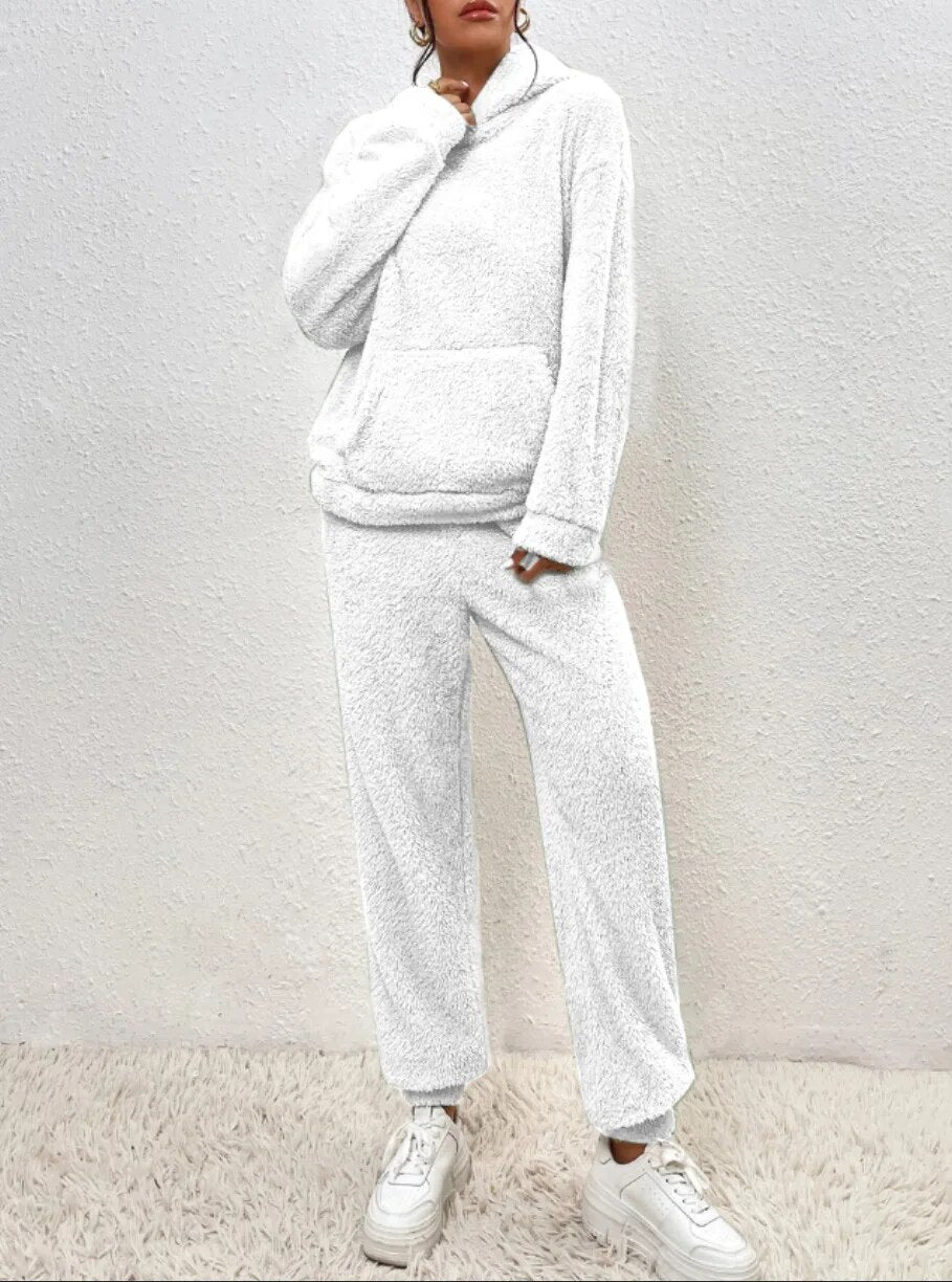 Langer Hoodie Mit Tasche -  Saskia
