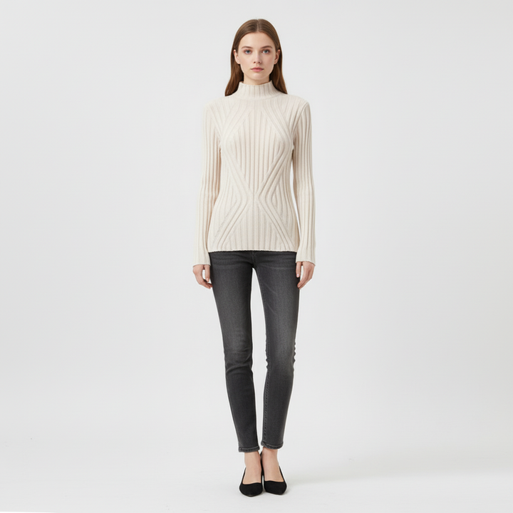 Langer Strickpullover -  Lilly