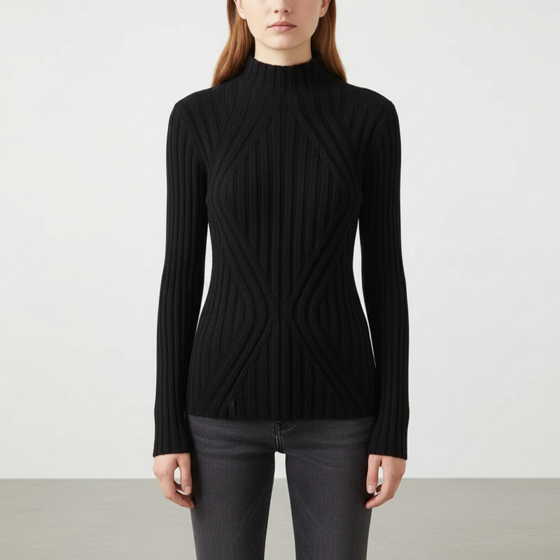 Langer Strickpullover -  Lilly