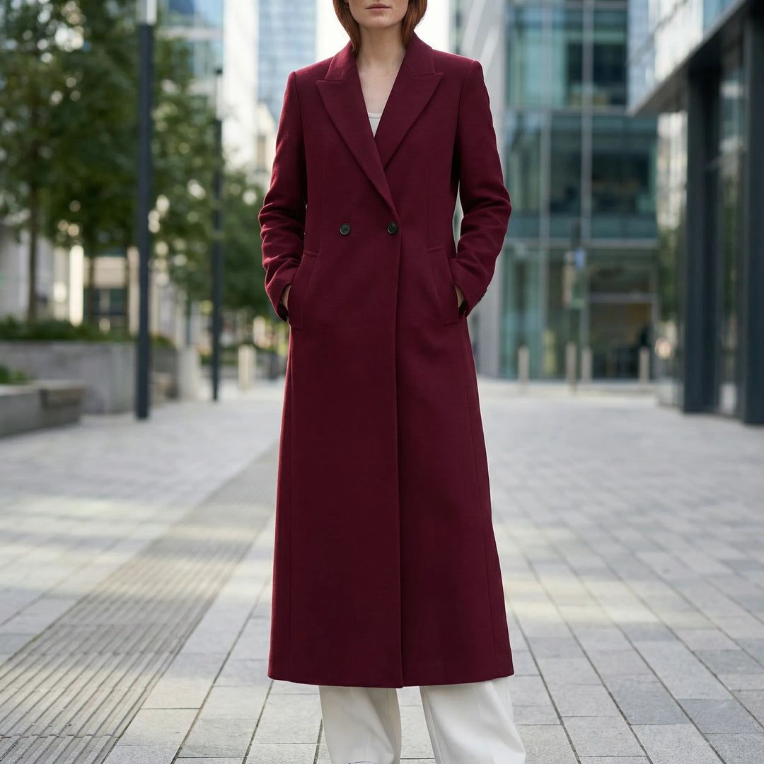 Langer Taillierter Mantel - Colleen