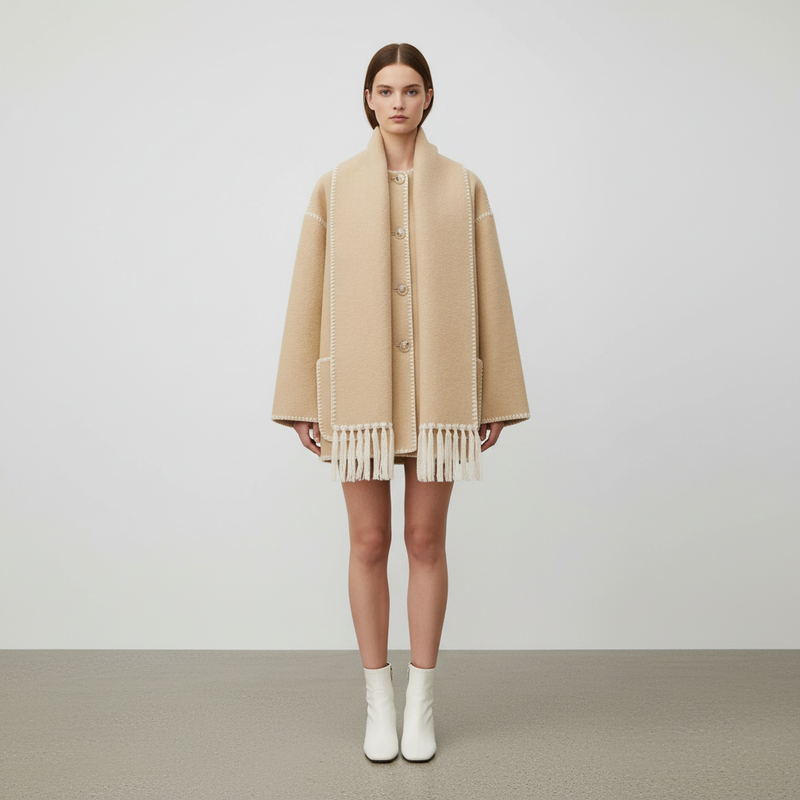 Langer Wollmantel - Marie