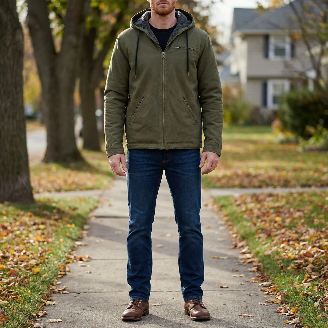 Lässige Kapuzenjacke Zum Layern - Yves