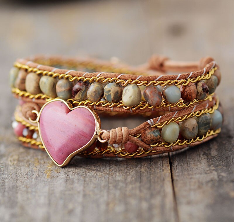 Lederwickelarmband - LoveBand 