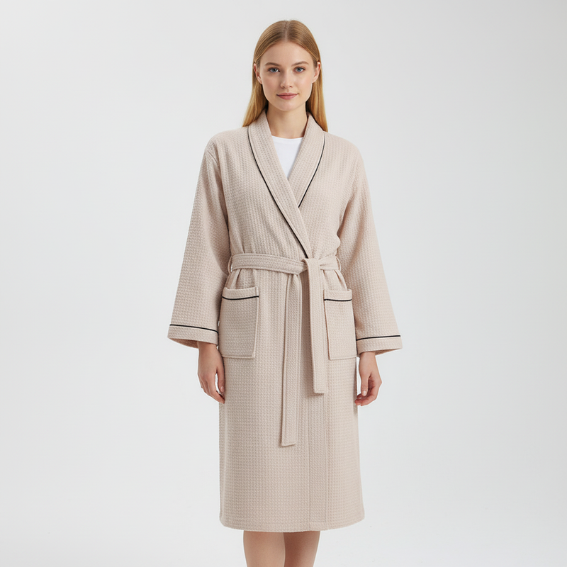 Leichte Waffle-Webart - LoungeChic