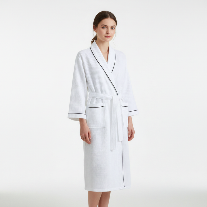 Leichte Waffle-Webart - LoungeChic