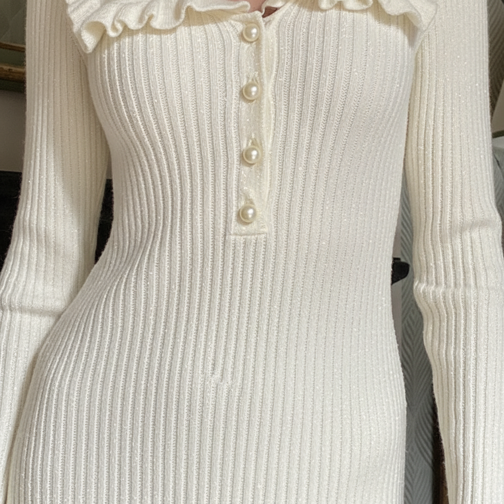 Maxikleid Mit Rüschen -  Ursula