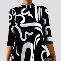 Mini Kleid Mit Langen Ärmeln -  Nina