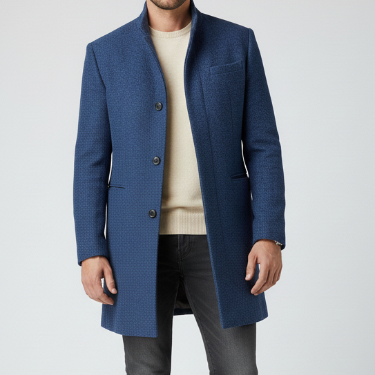 Minimalistischer Einreihiger Mantel - Loris