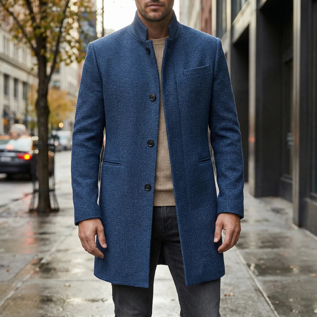 Minimalistischer Einreihiger Mantel - Loris