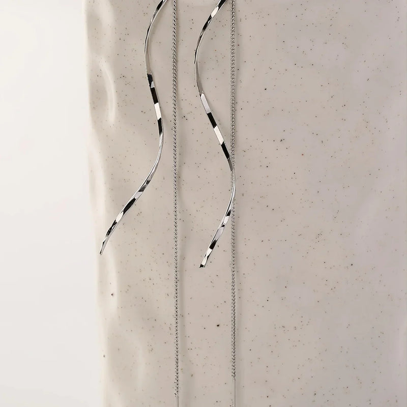 Moderne Ohrstecker - LongWaves 