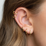Modische Ohrstecker - ElegantHalf 
