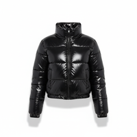 Modischer Puffer-Mantel -  Elisa