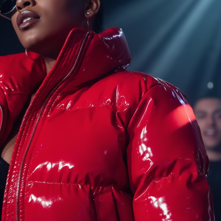 Modischer Puffer-Mantel -  Elisa