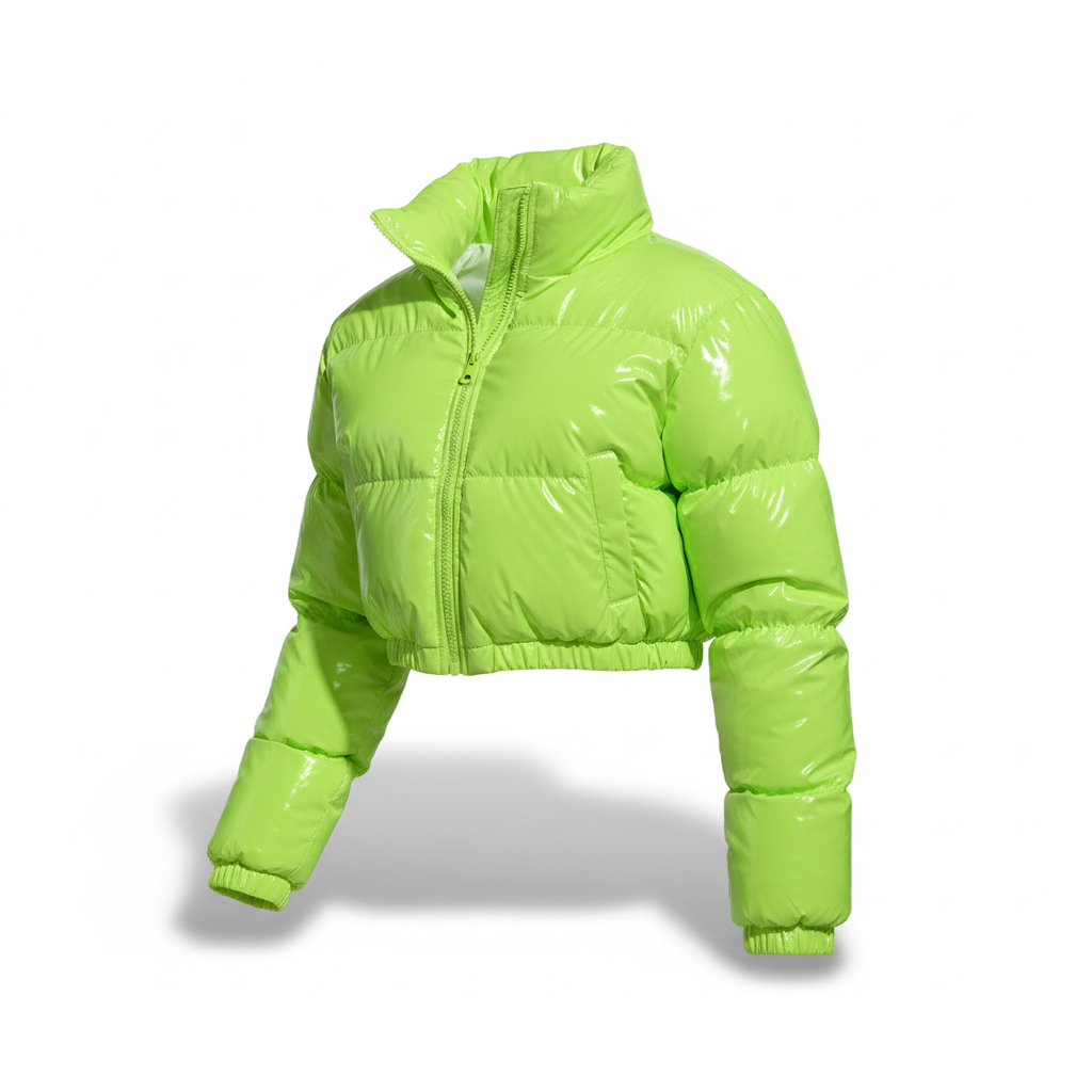 Modischer Puffer-Mantel -  Elisa