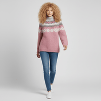Nordisch Inspirierter Winterstrickpullover - Paula