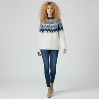 Nordisch Inspirierter Winterstrickpullover - Paula
