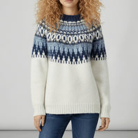 Nordisch Inspirierter Winterstrickpullover - Paula