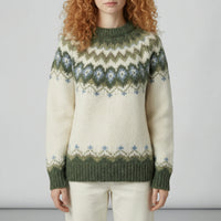 Nordisch Inspirierter Winterstrickpullover - Paula