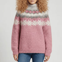 Nordisch Inspirierter Winterstrickpullover - Paula