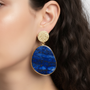 Ovaler Ohrring - LapisElegance 