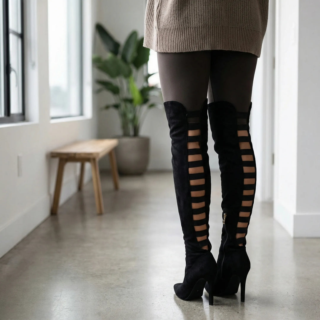 Overknee-Stiefel Mit Hohem Absatz - Lynn