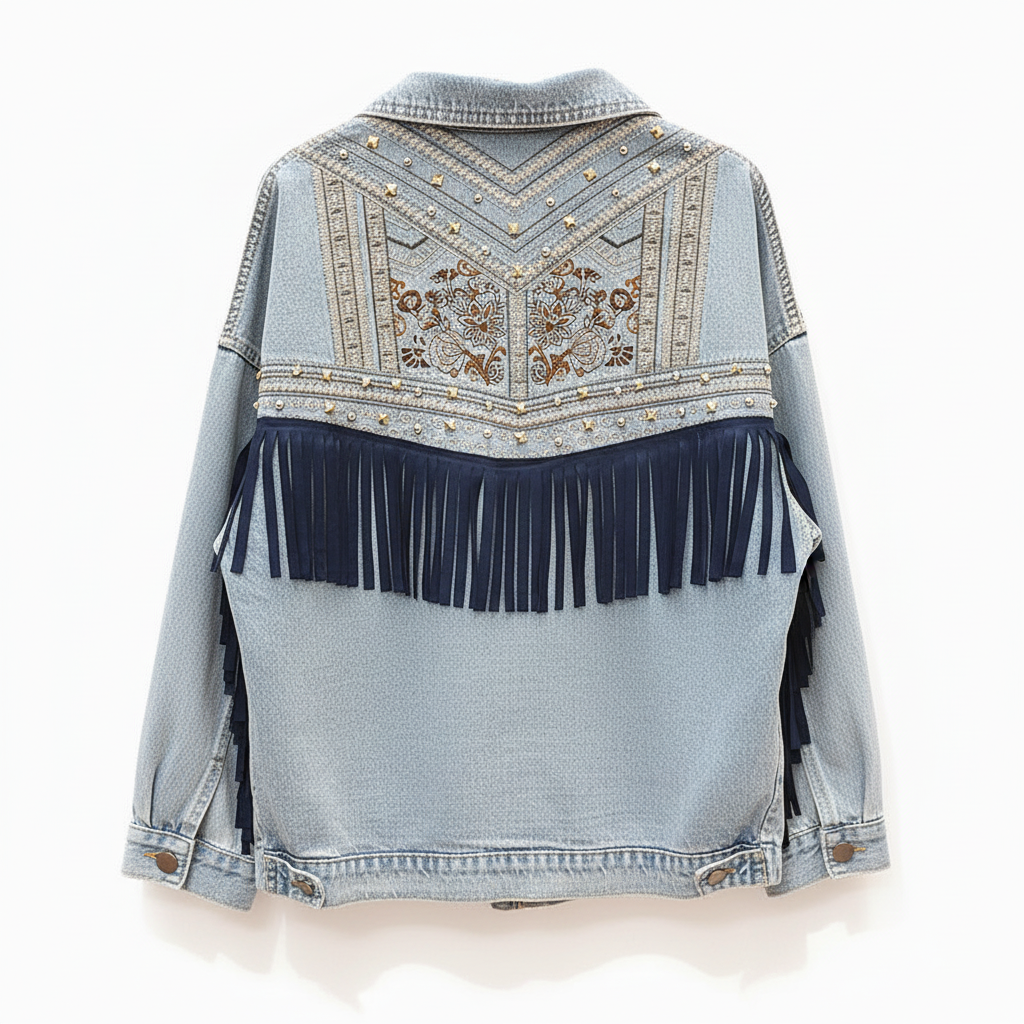 Oversized Denimjacke -  Theresa