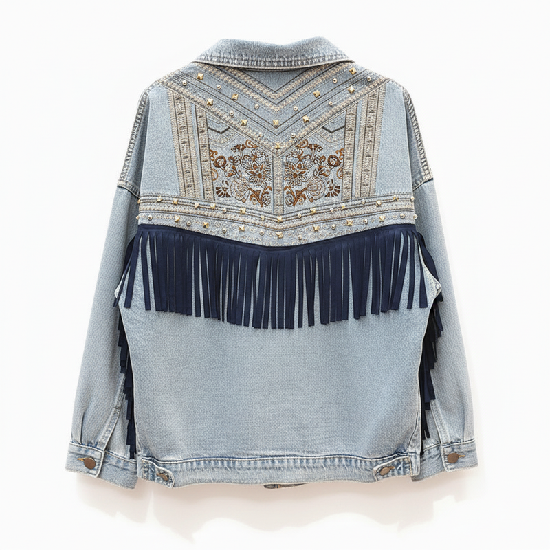 Oversized Denimjacke -  Theresa
