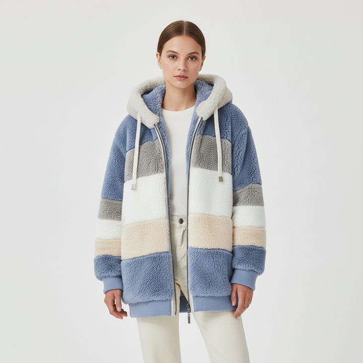 Oversized Fleece-Weste -  Julia