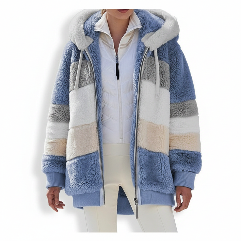 Oversized Fleece-Weste -  Julia