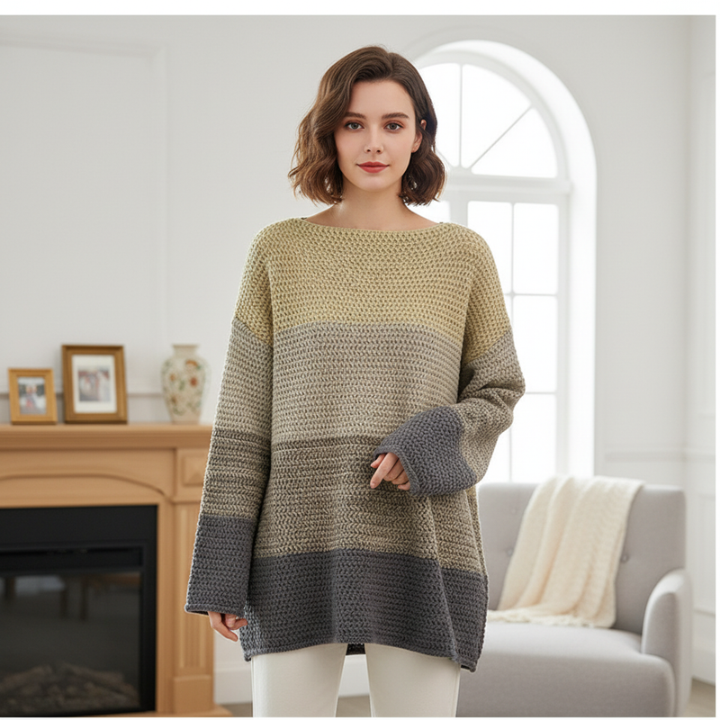 Oversized Strickpullover -  Monika