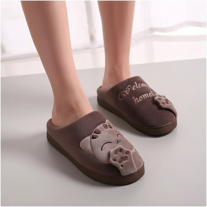 Plüschige Warme Hausschuhe - SnugPurr