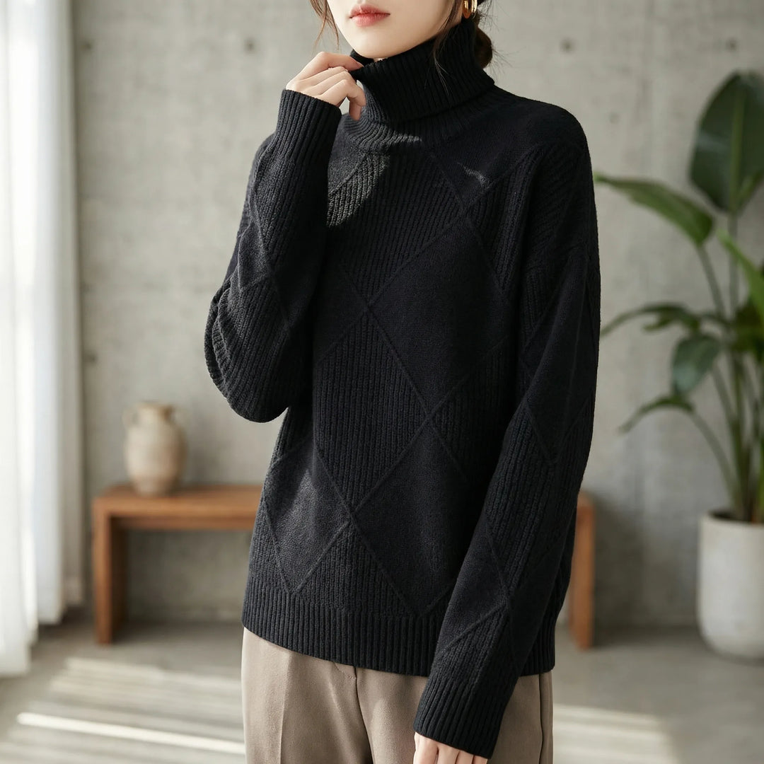 Rollkragenpullover Mit Weiter Passform - Luzie