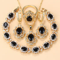 Schmuckset Mit Zirkonia - GlamourEssence 