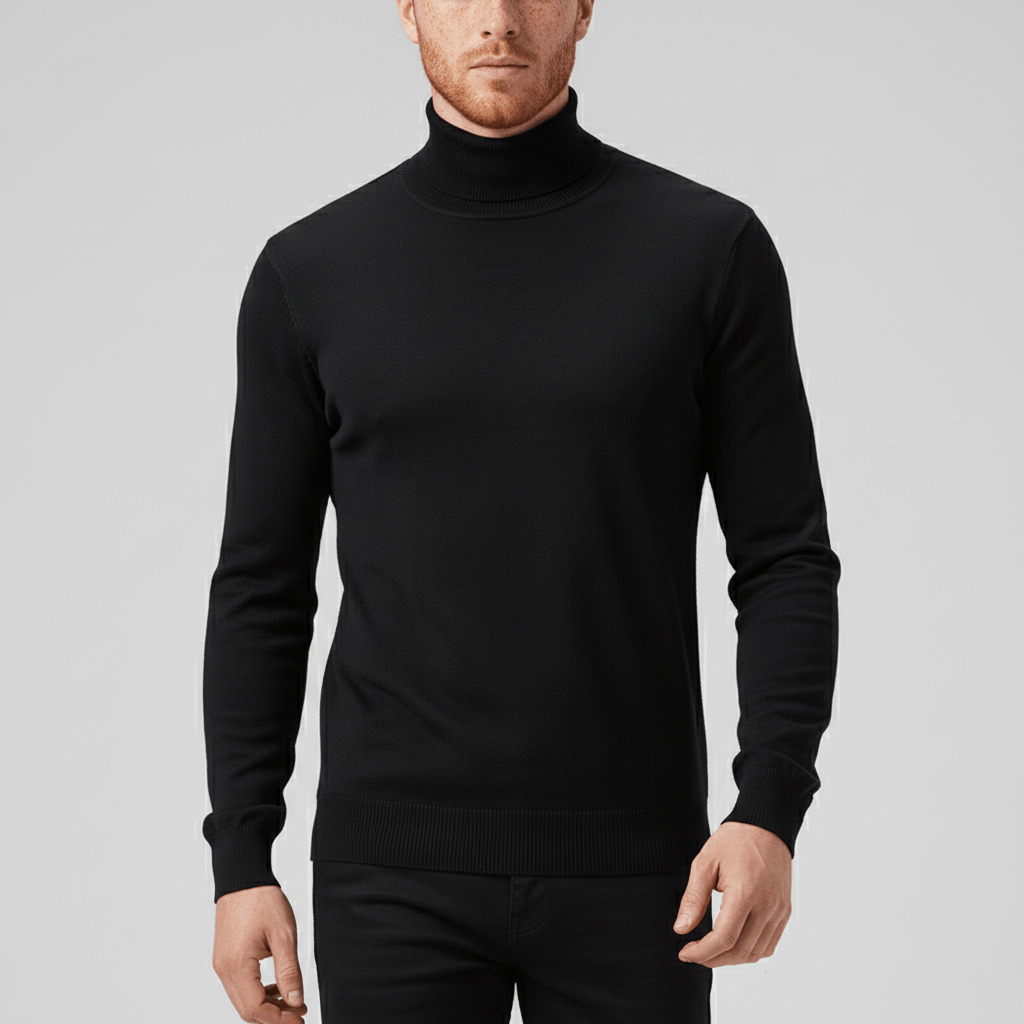 Slim-Fit-Rollkragenpullover - Friedrich