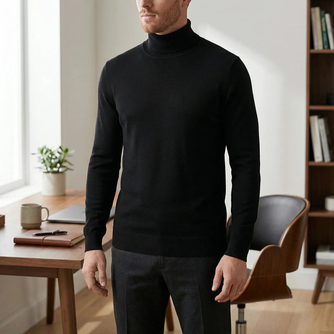Slim-Fit-Rollkragenpullover - Friedrich