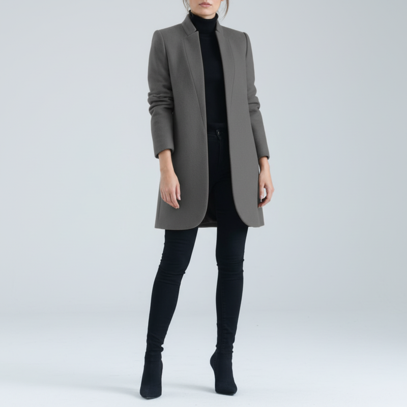 Stehkragen Mantel -  Valentina