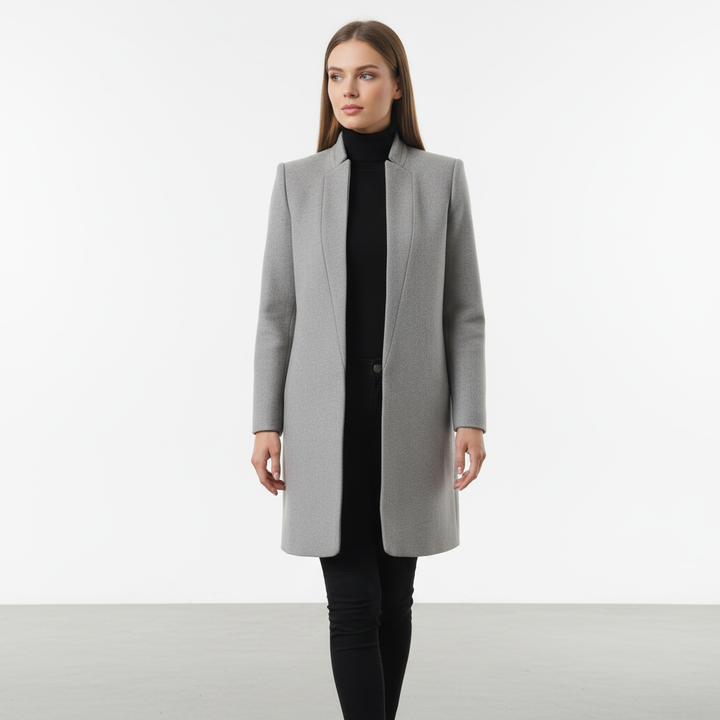 Stehkragen Mantel -  Valentina