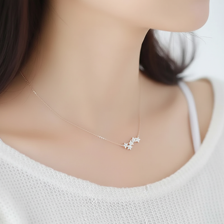 Sterling Silber Halskette - GalaxyChain 