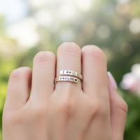 Sterlingsilber Ring - CourageRing 