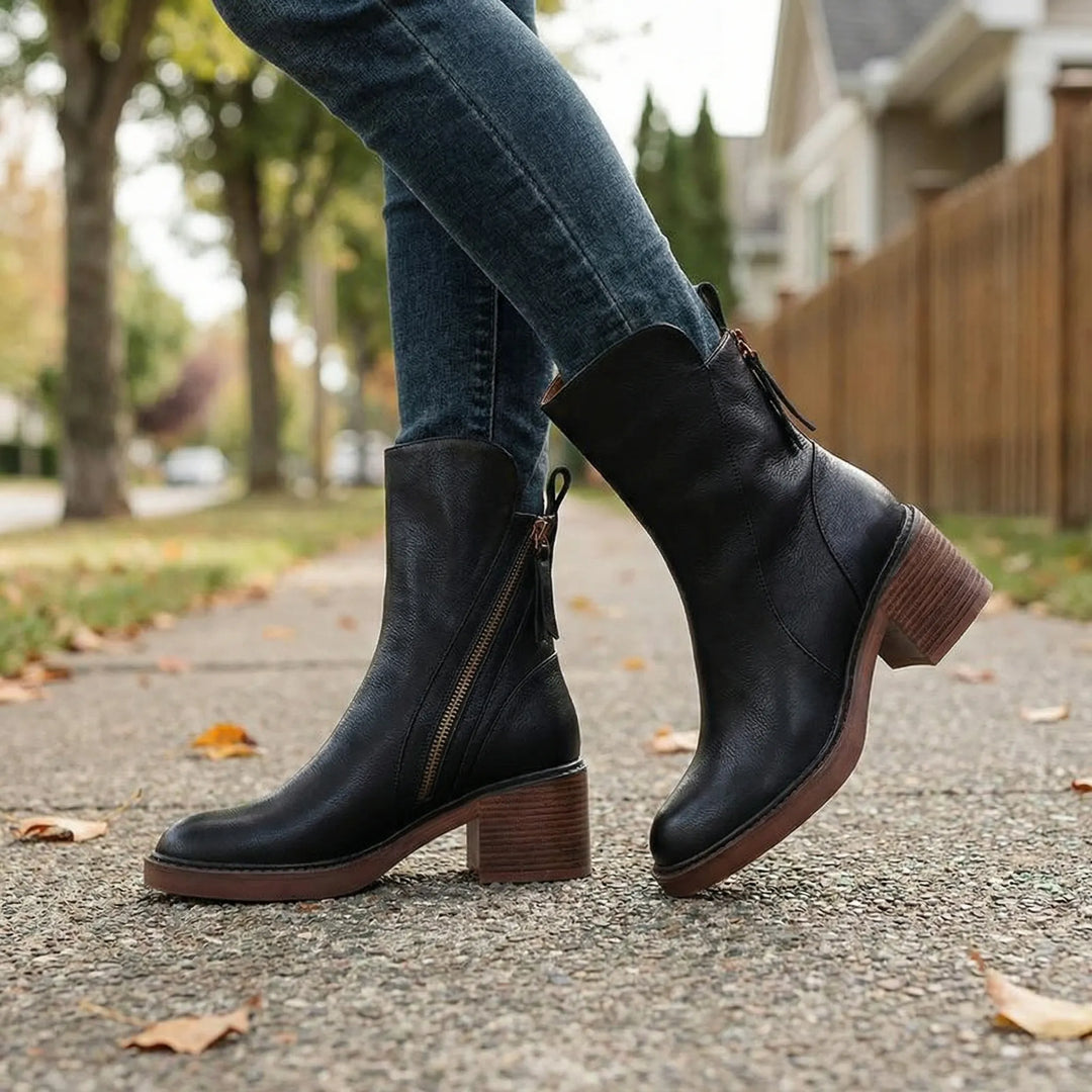 Stiefelette Mit Reißverschluss - Lea