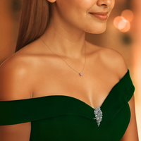 Strahlendes Zirkonia-Kettenanhänger